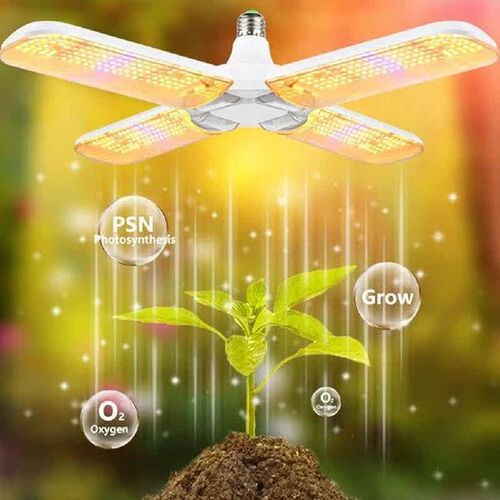 24W 36W 48W Foldable LED Grow Light Full Spectrum E27 Plant
