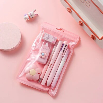 7-In-1 Stationery Set Children Back To School Gel Pen Highli