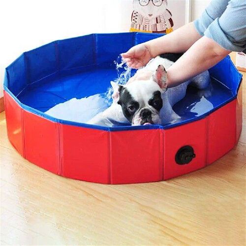 Foldable Pet Swimming Pool Dog Bathtub Outdoor Indoor