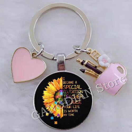 Blessed Teacher, DIY Teachers Day Gift Keychain Thank You