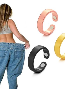 rendy Punk Magnetic Therapy Weight Loss Rings for Women Men