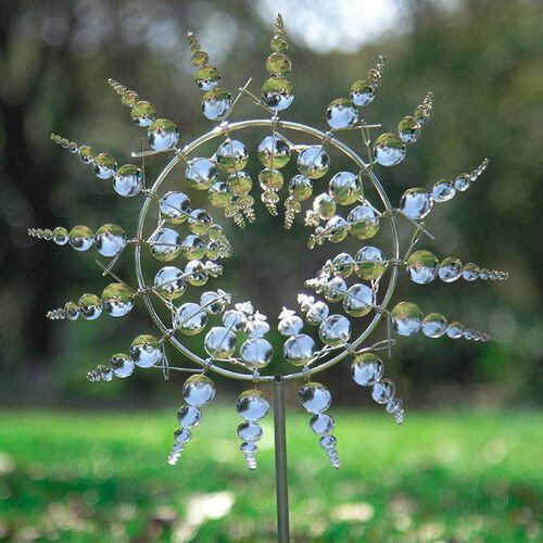 Colorful metal windmill outdoor courtyard metal wind chime
