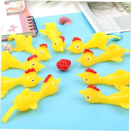 Finger catapult stretch rubber chicken gift Toys