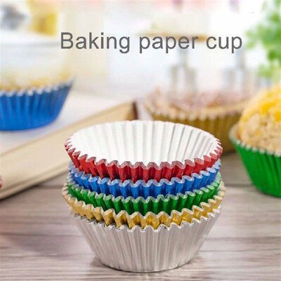 100pcs/set Decorative Cupcake Paper Liners Non-Stick Muffin