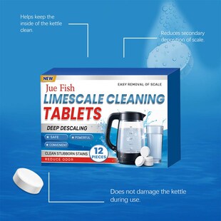 JUE FISH Water Kettle Cleaning Effervescent Tablets - Conven