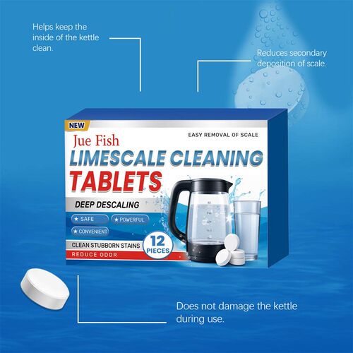 JUE FISH Water Kettle Cleaning Effervescent Tablets - Conven