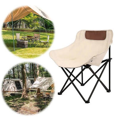 Camping Chair Support 400lbs Portable Chair with Side Pocket
