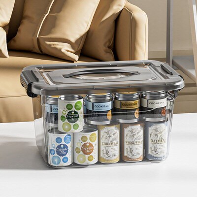 Transparent plastic storage large clothes arrangement box
