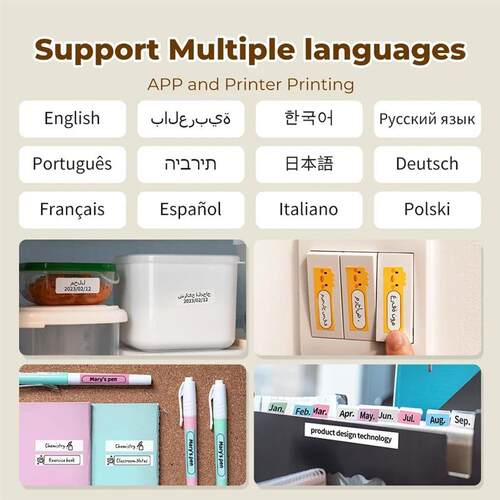 [New]  Q30 Portable Mini Label Maker Wireless bluethooth Han