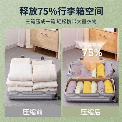 Roll Vacuum Space Saver Storage bags Travel Compression Bags