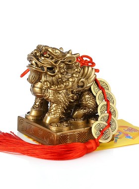 貔貅摆件一对 客厅店铺家居办公室桌装饰皮丘家用开业礼品