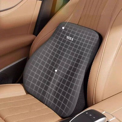 Car Memory Foam Headrest Set Car Neck Pillow Car Lumbar Wais