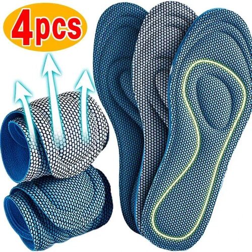 2 Pairs Memory Foam Orthopedic Insoles for Shoes Antibacteri