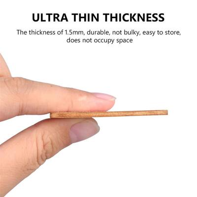 20/30/40/50mm Natural Unfinished Round Wood Slices With Hole
