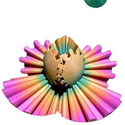 3d Printing Gear Ball Gear Ball Fidget Decompression Toys