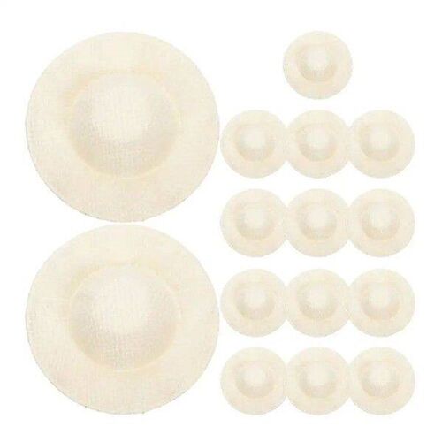15 Pcs Cap Mini Toys Woven Craft Decorations Miniature