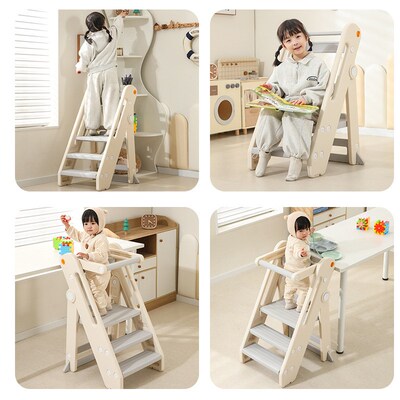 Kids Kitchen Step Stool Helper Baby Toddler Standing Tower