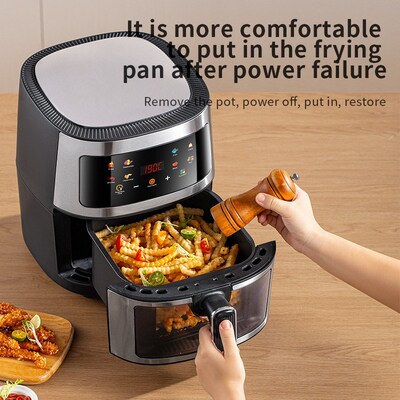 8LEnglish button air oven fryer Multifunctional No lampblack