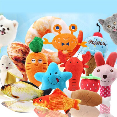 1pc Plush Squeaky Bone Dog Toys Bite-Resistant Clean Dog Che