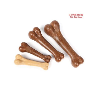 Beef Flavor Bone Dog Toys for Small Large Dogs Non-Toxic Bit