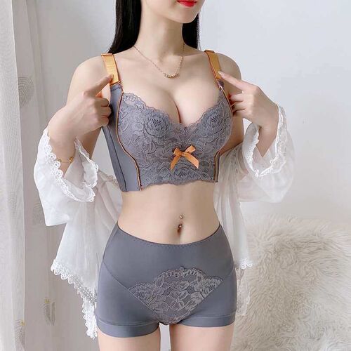 Summer Memory Soft Steel Ring Small Chest Push-up Bra Upper