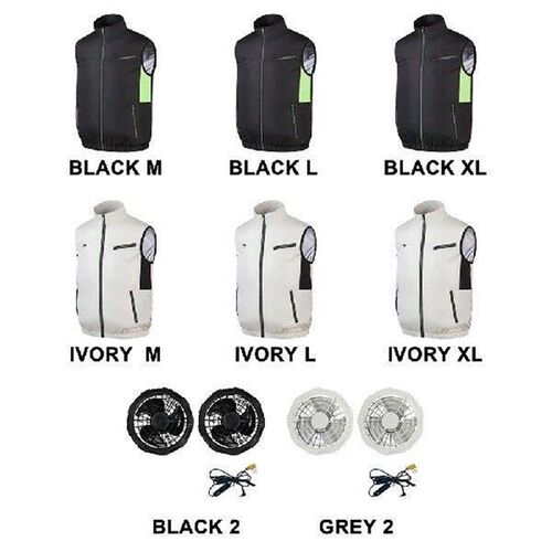 Cool Vest Wearable Cooling Fan Vest Air-conditioned Clothes