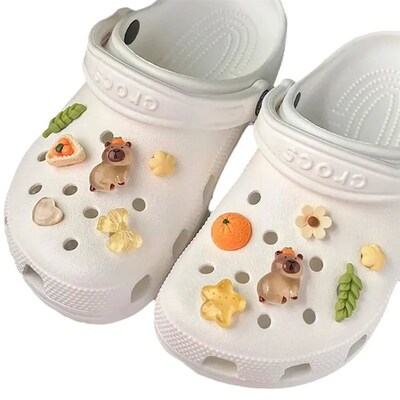 Best Selling Beaver Hole Shoe Buckle Diy Capybara Resin Acce