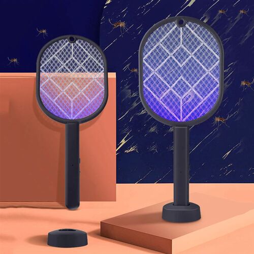 3000V Insect Racket Mosquito Killer Lamp Electric Shocker UV