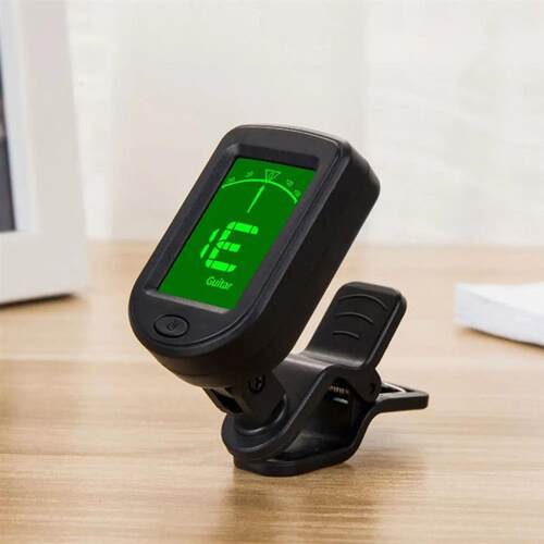 JT-02 Clip-On Electronic Guitar Tuner Digital Tone Tuner for