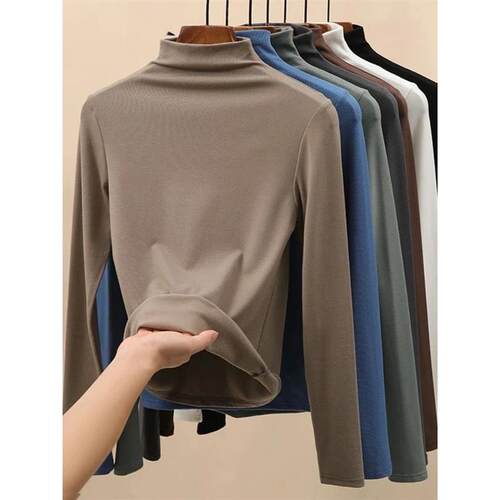 Half Turtleneck Modal Bottoming Shirt Women Autumn Winter Ne