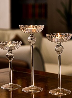 Candle pedestal romantic candlelight dinner props candle tra