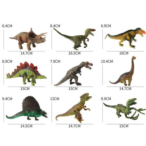 Dinosaurs Action Figures for Kids Realistic Plastic Dinosaur