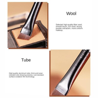 Makeup Brushes Angled Thin Eyebrow Brush Flat Fine Eyeliner