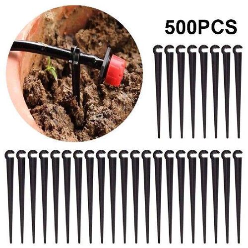 500Pcs Irrigation Drip Support Stake Tubing Hose Holder