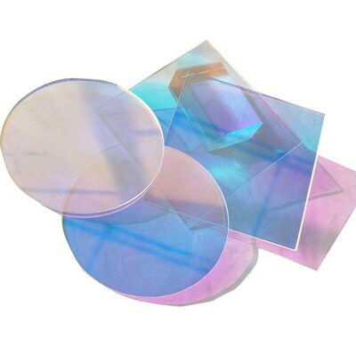 Colorful acrylic plate processing and cutting mirror