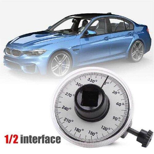 Adjustable 1/2 Inch Drive Torque Angle Gauge Car Auto
