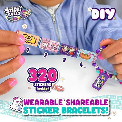 Sticker rolls bands Wearable Shareable Sti