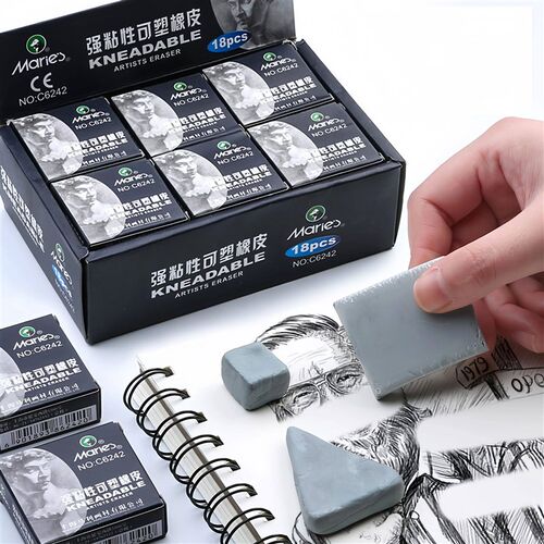 5Pcs Kneaded Erasers Rubber Soft Eraser Kneadable Rubber mol