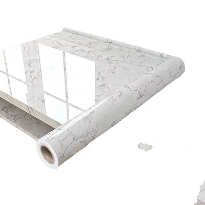 Kitchen oil-proof sticker 10 meters thick 60 wide marble sel