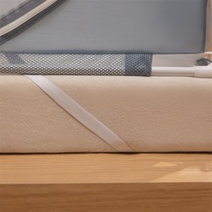 新款 全底外穿杆拉链蚊帐门坐床防蚊儿童家用卧室2m加密加厚