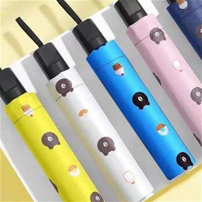 Children&amp;#39;s umbrella parasol umbrella Bear Foldin