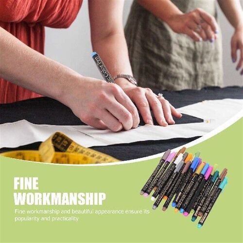 20 Pcs Marker Pens Permanent Metallic Colors Fine