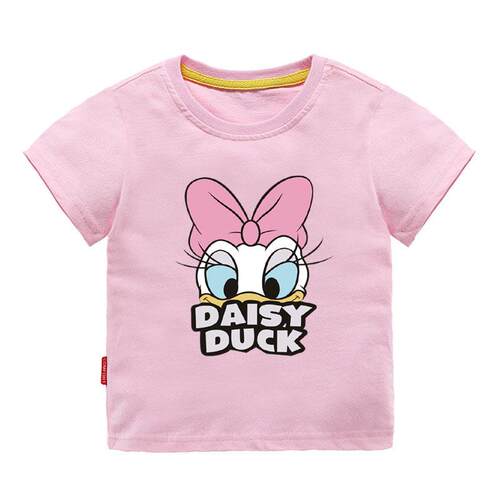 Girls Outfits Cartoon Donald Duck Sets Printed Summer Shirt