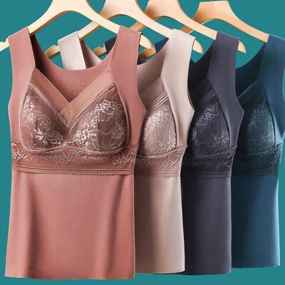 Women Thermal Underwear Winter  Bottoming Top Seamless Thick