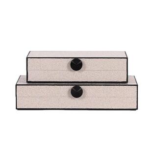 新中式收纳盒样板间客厅展示柜酒柜装饰品陈列软装搭配开放格摆件