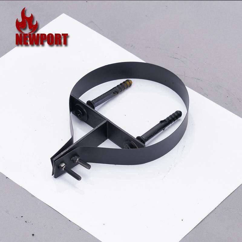 烟囱支架不锈钢固定管卡壁挂炉锅炉颗粒炉热水器油烟机排烟管抱箍