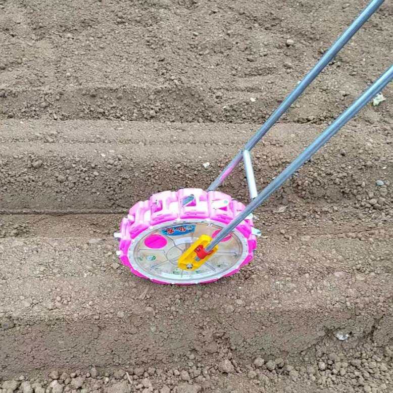 单粒家用手推式汽油播种机 玉米大豆施肥精播机 mt机械