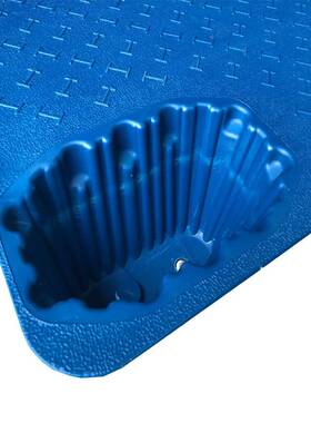 1.台2米吹塑物流周塑料卡板中空九脚塑RSX转胶托盘四面进叉地板