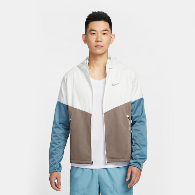 NIKE耐克外套男春季跑步训练运动休闲梭织连帽夹克HV8222-121