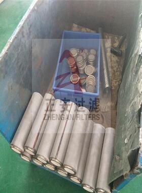 安过滤不钢烧结折正毡滤芯UWU叠锈滤芯